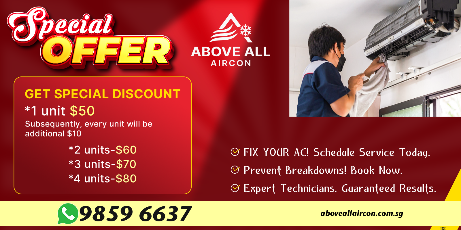 Aircon service singapore AAA