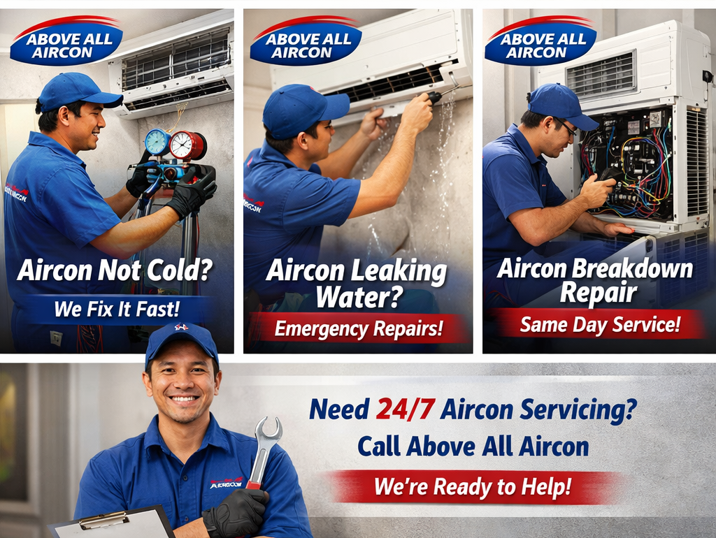 24 hours Emergency Aircon servicing